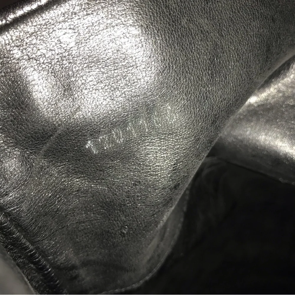 Ralph Lauren Over the Knee OTK Leather Block Heel Boots Black 8.5‍‍‍‍‍‍‍‍‍‍‍‍‍‍ - Picture 10 of 12